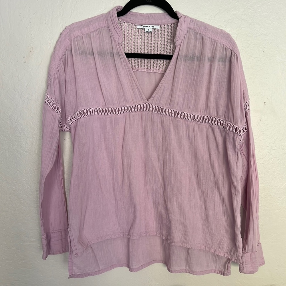 O’NEILL small gauze top